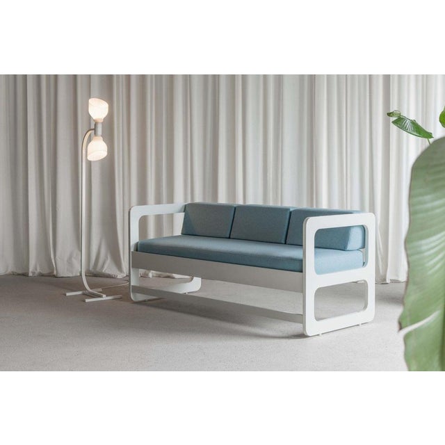 Rare ‘Pistoia’ Daybed Sofa designed by Giulio Ponti for Italbed, Italy, 1966. This striking and rare Pistoia daybed sofa,...