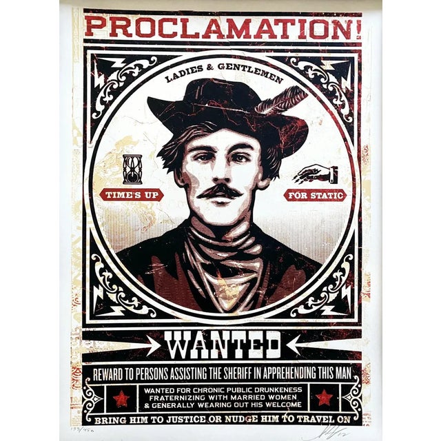 Shepard Fairey (Obey), Travel On, Signed Silkscreen For Sale