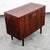 Mid Century Modern Compact Credenza Cabinet Entry 2 Door Rosewood MCM Vintage For Sale - Image 4 of 11