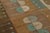 Rug & Kilim Vintage Scandinavian Folk Art Flatweave With Linear Geometry - Rug & Kilim For Sale - Image 4 of 10