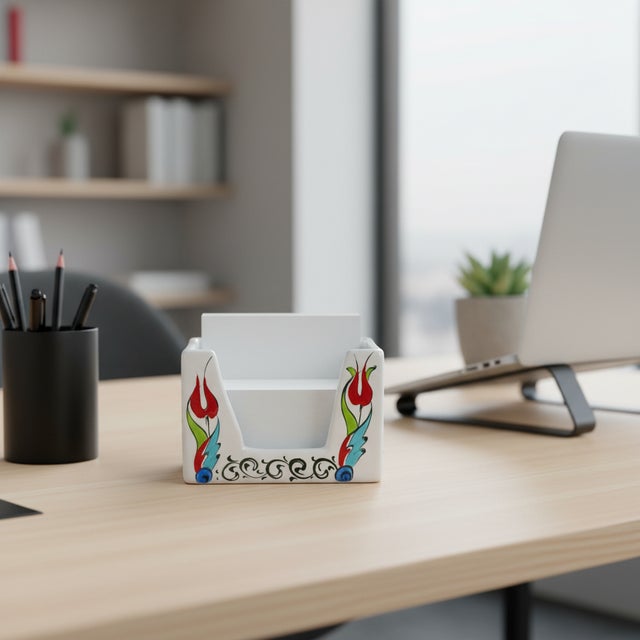 Inspiration for Your Workspace ✍️ This Handmade Ceramic Note Holder proves that even the smallest desk accessories can be...