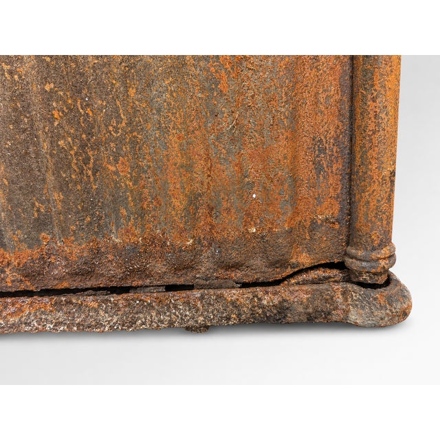 Antique Portland Stove Foundry No 76 Cast Iron Franklin Fireplace Georgetown DC For Sale - Image 16 of 16