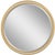 Thomas O'Brien for Visual Comfort Signature Tricia 30" Illuminated Round Mirror in Polished Nickel and Gild For Sale