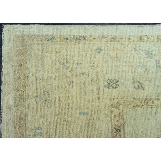 Turkish Oushak Rug 7'2" x 11'5" #19096 For Sale - Image 4 of 8