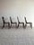 1960s Vintage Sculpted Mahogany Dining Chairs With Cane Seats, Set of 4 For Sale - Image 4 of 15