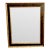 Vintage Large Framed Rectangular Wall Mirror For Sale