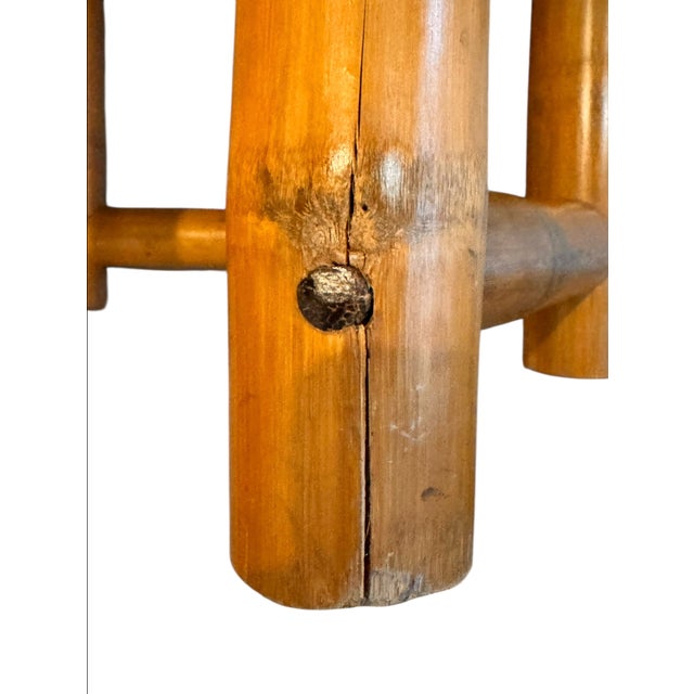 Mid Century Brutalist-Inspired Bamboo Armchair (Sold as Pairs) For Sale - Image 14 of 18