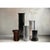 Rl 08 Cylindrical Pedestal in Brushed Aluminum by Caspal For Sale - Image 6 of 11