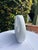 Late 20th Century Vintage Matte White Abstract Double-Spout Pottery Vase For Sale - Image 5 of 12