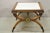 Neoclassical Mid 20th Century Italian Neoclassical Style Low Marble Top Curule X-Frame Accent Side Table For Sale - Image 3 of 11