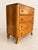 Brown Vintage Art Deco Walnut Chest of Drawers, 1950s For Sale - Image 8 of 11
