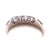 14 Karat White Gold Fashion Wedding Bridal Band Ring With Diamonds For Sale - Image 10 of 11