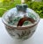 Gorgeous late 20th Century ginger jar with lid and foo dog handle. A rare design of deer adorns this very vintage Chinese...