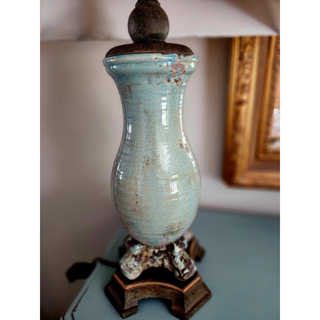 Uttermost Ceramic Lamp 29.5" H with 8" at widest base