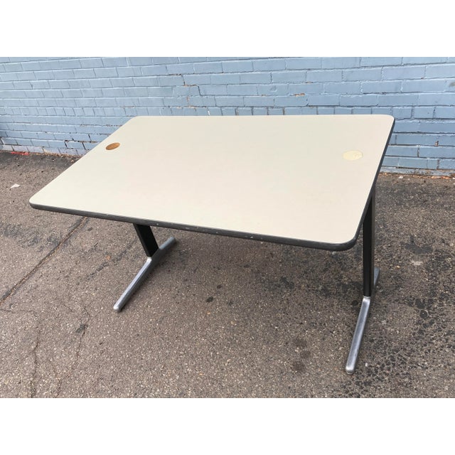 Off-white Mid-Century Modern Action Office Table by George Nelson For Sale - Image 8 of 13