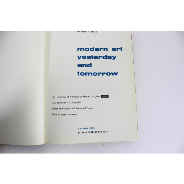 Mid-Century Modern 1960 Modern Art Yesterday and Tomorrow Selective Eye IV Hardcover Book For Sale - Image 3 of 11