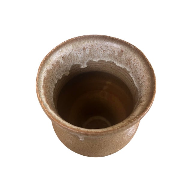 Ceramic 1960s Studio Ceramic Vessel Planter For Sale - Image 7 of 8