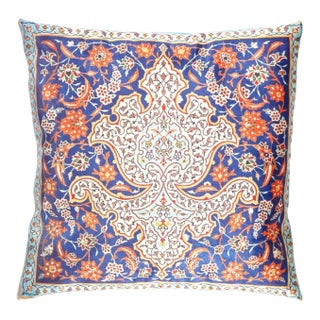 Pasargad Floral Velvet Pillow For Sale