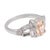 1920s 1920s Art Deco Gia 0.80 Carat Old Mine Cut Diamond Platinum Engagement Ring, Size 6 For Sale - Image 5 of 8