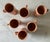 Set of 6 Vintage Peach Pedestal Coffee Mugs For Sale In Austin - Image 6 of 8