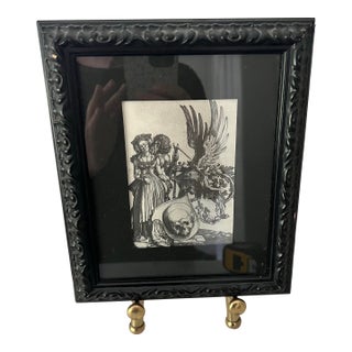Professionally Framed Print by Albrecht Dürer "Coat of Arms With a Skull" For Sale