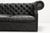 Vintage Chesterfield Black Leather Sofa, 1980s For Sale - Image 6 of 11
