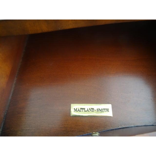 Wood Maitland Smith Nathan Console Tables a Pair For Sale - Image 7 of 12