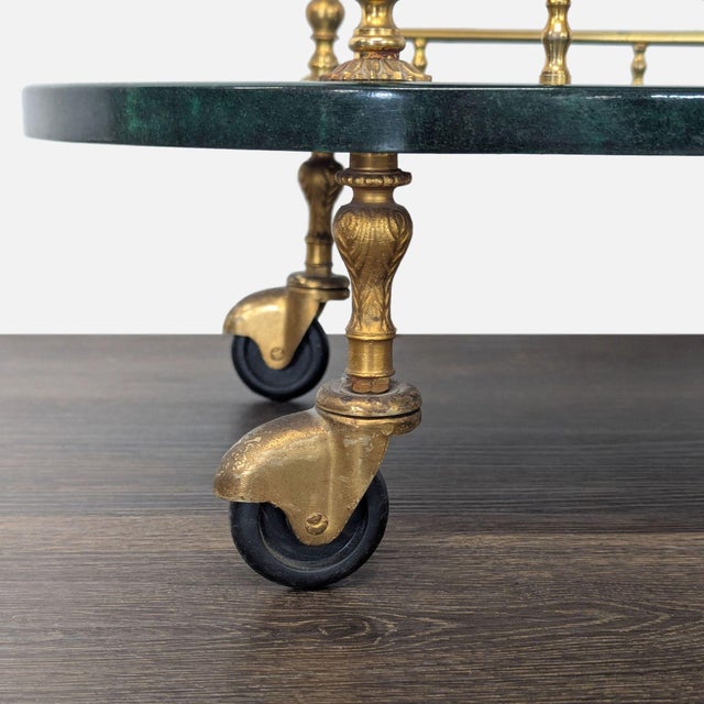 1960s 1960s Aldo Tura Bar Cart, Attributed For Sale - Image 5 of 9