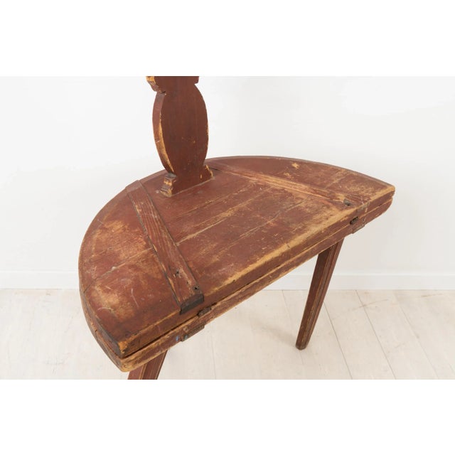 19th Century Swedish Combination Table and Chair For Sale - Image 10 of 12