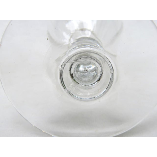 Large Glass Wine Glasses, France, Set of 7 For Sale - Image 13 of 14