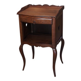 19th Century French Walnut Side Table For Sale