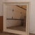 Wood Vintage Antique White Solid Wood Framed Mirror With Natural Knotting Grain. For Sale - Image 7 of 14