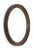 Brown Danish Teak Round Mirror For Sale - Image 8 of 8