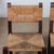 French Wood and Straw-Seated Chairs, 1940s, Set of 4, in Good conditions. Designed 1920 to 1949