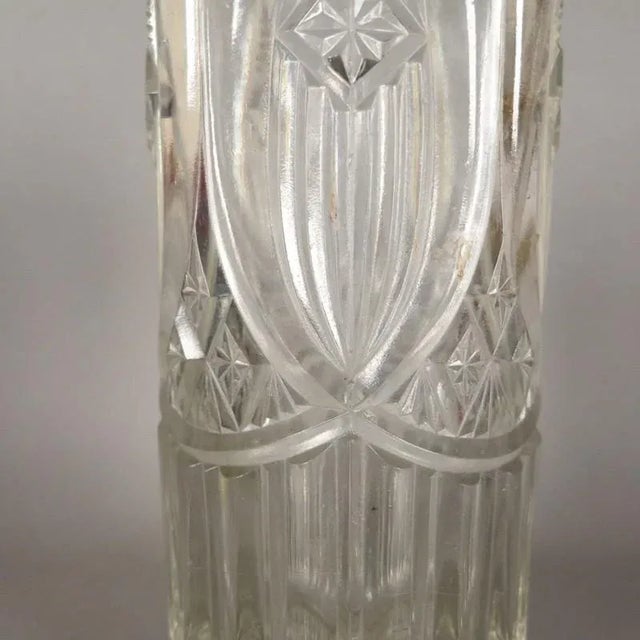 Art Nouveau Crystal Jug, 1900s, in Very Good conditions. Designed 1890 to 1919