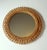 Round wicker framed wall mirror in excellent vintage condition diameter approx. 16.73" - depth approx. 0.98" - weight 1.2...