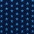Sample - Schumacher Star Epingle Fabric in Blue For Sale