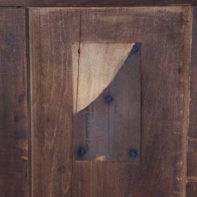 Arts & Crafts Oak 2-Door & 2-Drawer Bookcase With Cutout Gallery C1910 For Sale - Image 15 of 16