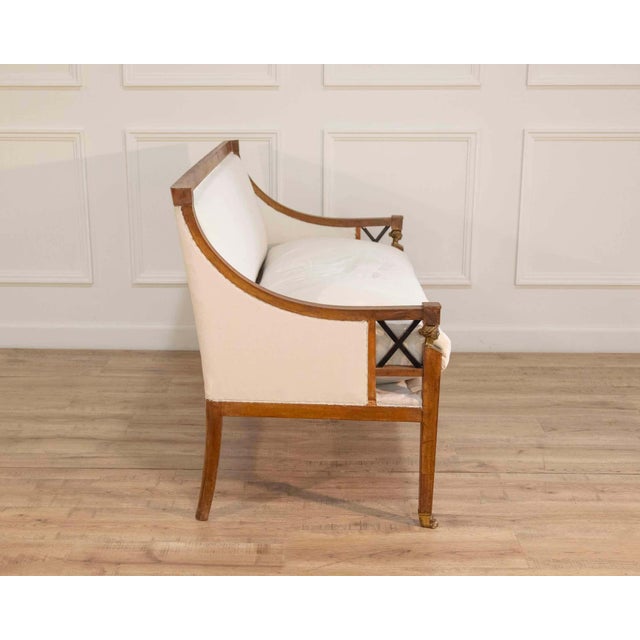 19th Century Swedish Salon Suite with Sofa and Pair of Armchairs For Sale - Image 15 of 15