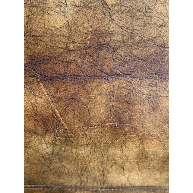 Campaign-Style Leather Armchair With Brass Accents by Thomasville Earnest Hemingway Collection For Sale - Image 11 of 13