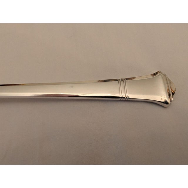 Tiffany and Co. 1970s Tiffany & Co. "Windham" Sterling Silver Serving/Salad Fork For Sale - Image 4 of 12