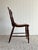 1960s Vintage Sculpted Mahogany Dining Chairs With Cane Seats, Set of 4 For Sale - Image 13 of 15