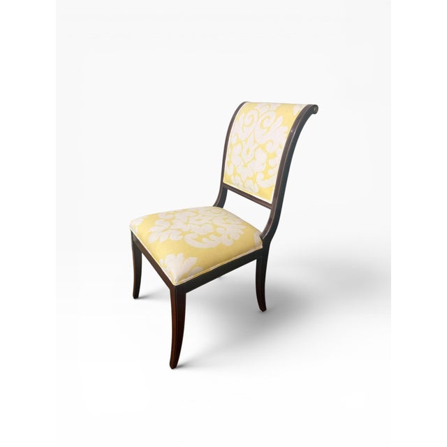 Set of 10 Kindel Neoclassical Mahogany Dining Chairs – 8 Side Chairs & 2 Armchairs For Sale - Image 9 of 18