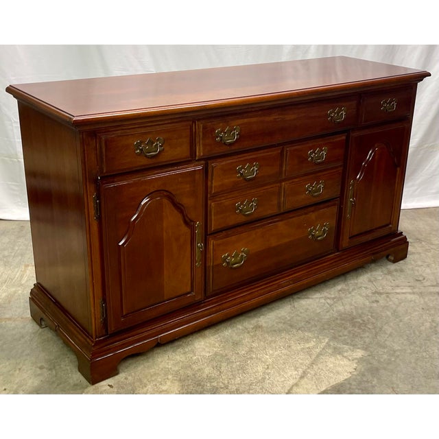 Vintage Solid Cherry American Drew Cherry Grove Collection Buffet / Sideboard Chairish