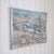 An original swedish mid-century oil painting on canvas by arnold axelsson (1912–1976), depicting an abstract scandinavian...