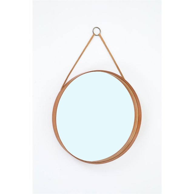 Mid-Century Modern Teak Model 103 Wall Mirror from Glas Mäster, Markaryd, Sweden, 1970s For Sale - Image 13 of 13