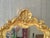Vintage French Provincial Gold Syroco Style Wall Mantle Mirror For Sale - Image 13 of 16