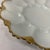 Anchor Hocking 1950s Boho Chic Opaline Milk Glass Deviled Egg Plate With 22k Gilt Edge For Sale - Image 4 of 5