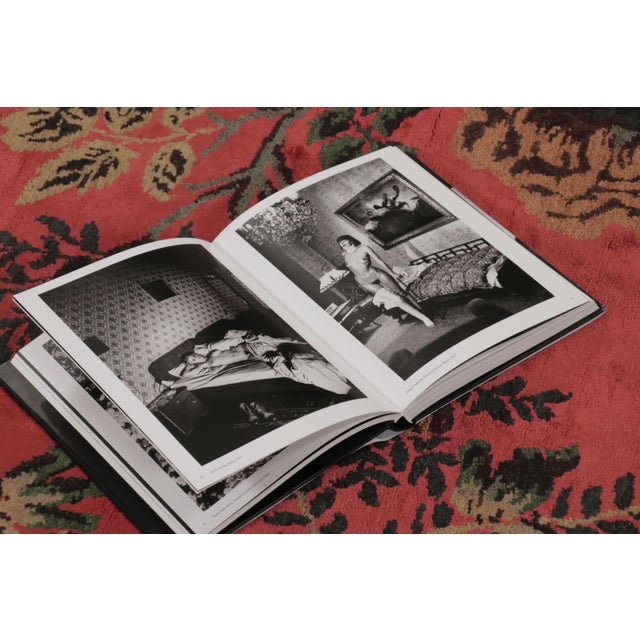 Rug & Kilim’s Modern Rug, Crimson Red With Rose Floral Pattern - Rug & Kilim For Sale - Image 9 of 10