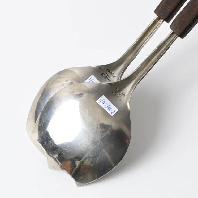 1960s Mid-Century Danish Salad Servers from Asni, 1960s, Set of 2 For Sale - Image 5 of 8